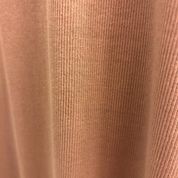 Old Navy Fitted Sleeveless Halter Rib Knit Midi Dress Warm Hickory Brown Lg Tall - Picture 5 of 12